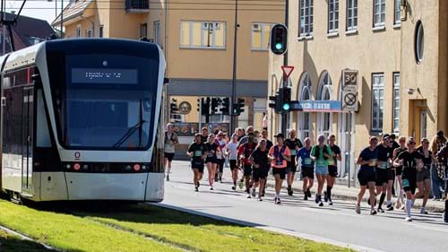 Løbere på Højstrupvej